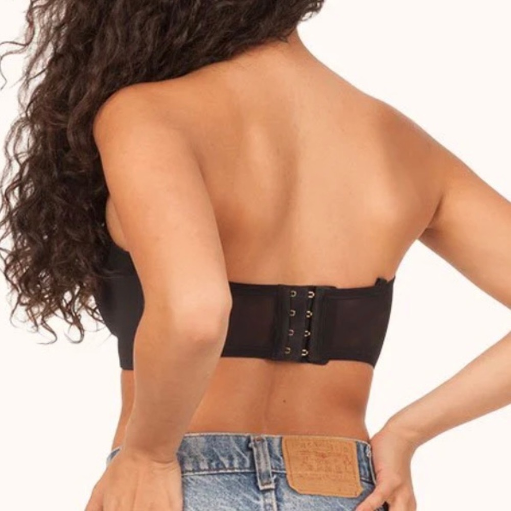 NWT Lively The No Wire Strapless Bra Jet Black - Picture 12 of 12